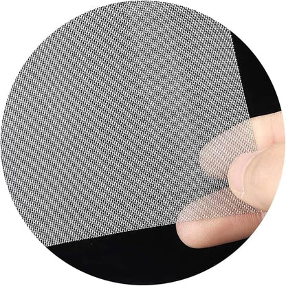 304 Stainless Steel Woven Mesh Panel, 50 Mesh 0.4mm Rustproof Metal Screen for Window Air Filters, Ventilation Covers, Animal Enclosures and Garden Barriers