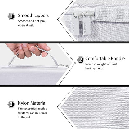 co2CREA Hard Case compatible with Pure Enrichment PureZone Mini Portable Air Purifier (White Case)