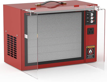Portable Air Filtration System - Tabletop Dust Collectors (580-780CFM) for Woodworking, Movable Air Filter with Strong Vortex Fan, Benchtop Dust Collection Systems for Garage Works Shop