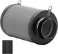 iPower 4" Air Carbon Filter for Inline Duct Fan, Intake and Exhaust Fans, with Premium Australia Virgin Charcoal, Black