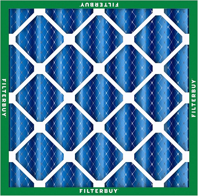 Filterbuy 27x27x4 Air Filter MERV 13 Optimal Smoke & Allergy Defense (2-Pack), Electrostatic Pleated HVAC AC Furnace Filters Replacement, Made in USA (Actual Size: 26.50 x 26.50 x 3.63)