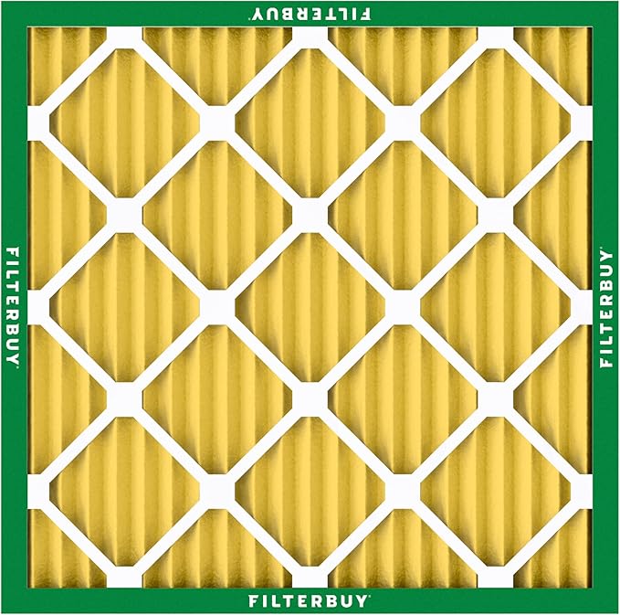 Filterbuy 11.25x11.25x1 Air Filter MERV 11 Superior Pet & Allergy Defense (12-Pack), Electrostatic Pleated HVAC AC Furnace Filters Replacement, Made in USA (Actual Size: 11.25 x 11.25 x 0.75)