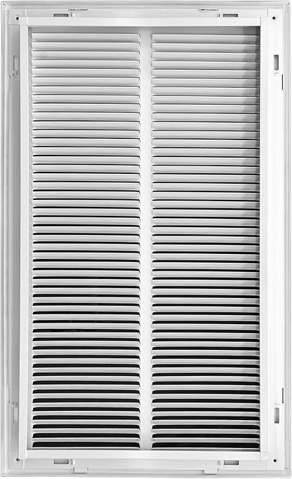 Venti Air 14" X 24" Steel Return Air Filter Grille - Removable Face/Door for 1 inch Filters - HVAC Duct Cover Grill (2-3 Business Day Delivery) [Outer Dimension: 16.5"W X 26.5" H]