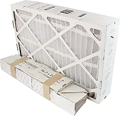 PLESIU 2-Pack MERV 11, OEM Trane FLRQB5FR17M11 TFM175B0FR0 - QuikBox Replacement Media Filter 16.7" x 26" x 4.7"