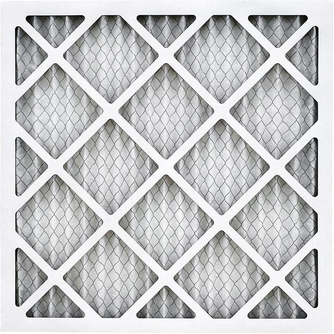 20x20x1 Air Filter MERV 8 (8-Pack) TRION Air Bear Pleated HVAC Air Filters Replacement (Actual Size: 19.50 x 19.50 x 0.75 Inches)