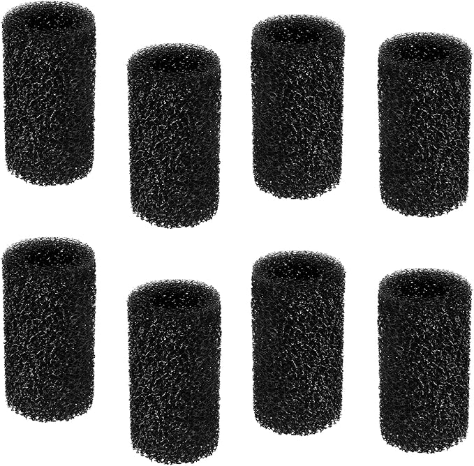 Pre Filter Sponge for Aquarium Shrimp Fry Fish Tank Filter Intake for Marina S10, S15 and S20 Filter,Imagitarium Replacement Filter Foam Cover Aquarium Filter Media Protects Baby Fish & Shrimp-8Pack