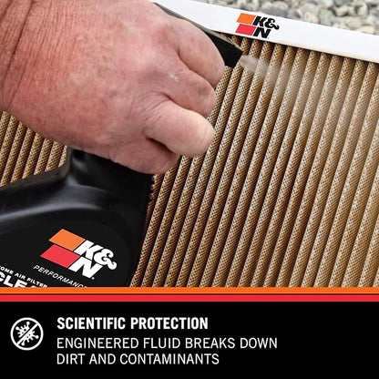 K&N HVAC Filter Cleaner: 32 Oz Spray Bottle Filter Cleaner and Refresher; Restores K&N Home Air Filter Performance; 99-6010