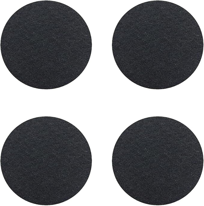 7.25inch Kitchen Compost Bin Charcoal Filter Replacements, Compost Pail Replacement Carbon Filters 7.25 inch, Round