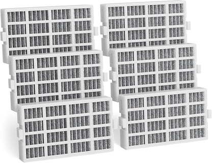 6 PACK W10311524 Refrigerator Air Filter Replacement Compatible With Whirlpool, AIR1, Maytag, Kitchenaid, and Jenn-Air, Replace for Fresh Flow Refrigerator Air Filter