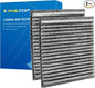 PHILTOP Cabin Air Filter w/Activated Carbon, Compatible with CF10547 Ford Edge 2007-2015, Lincoln MKX 2007-2016, Mazda CX-9 2007-2015, Carbon Filter Up Dust Pollen Odor, Pack of 2