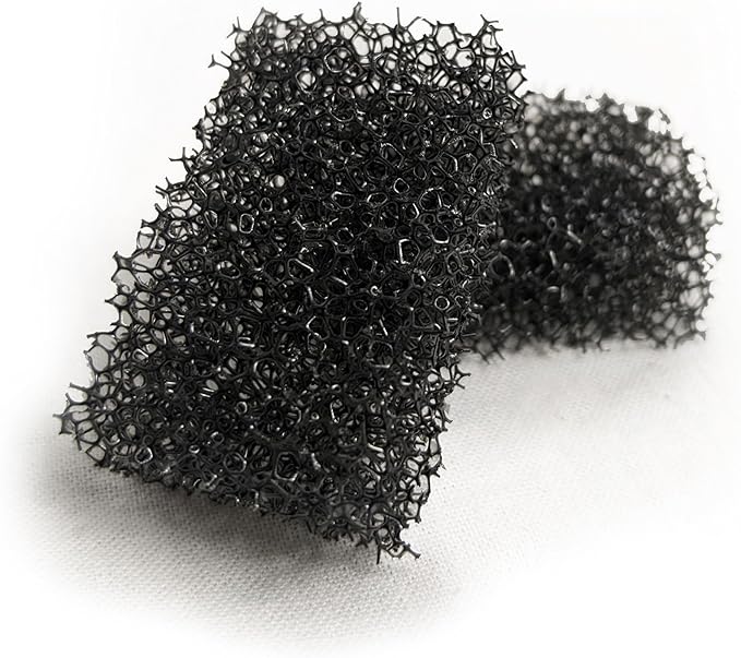 Reticulated Filter Foam Stripping 20PPI - 1/2" Thick x 1.5" Wide - 10 ft. Rolls - Box of 4
