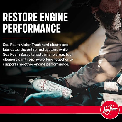 Sea Foam Motor Treatment and Intake Cleaner Combo Pack, SF-SS, 16 oz and 14 oz