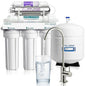 APEC Water System ROES-PHUV75 Essence Series Top Tier Alkaline Mineral pH+ and UV Ultra-Violet Sterilizer 75 GPD 7-Stage Ultra Safe Reverse Osmosis Drinking Water Filter System