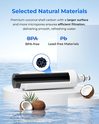 Waterdrop 7012333 Ice Maker Water Filter, Replacement for Sub-Zero 7012333/7042803, UC-15, UC-15IP Ice Maker Water Filter, Manitowoc K00374 K00374001