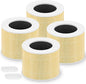 Core Mini Pet Care Replacement Filter for LEVOIT Core Mini and Core Mini-P Air Purifier, 3-in-1 H13 True HEPA High-Efficiency Activated Carbon, Core Mini-RF-PA, 4 Filter & 10 Fragrance Sponge, Yellow