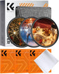 K&F CONCEPT 72mm Star Filters Kit (3pcs) 4 Points 6 Points 8 Points Cross Screen Starburst Filters Set -18 Layer Coating Ultra Slim Optical Glass Camera Lens Filter with 3 Cleaning Cloth