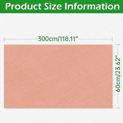 Copper Mesh Screen - 23.6" x 118", 40 Mesh, Dense Filter 99.9% Pure Copper Fabric DIY Kit for Window Protection