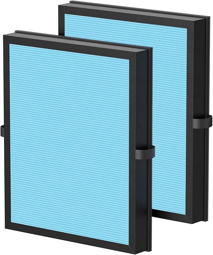 iSingo 2-Pack Air Filter Compatible with MK-04 MG-04JH Air Purifier, 4-Layers Filtration Suitable for Dust, Pet Dander, Smoke, Pollen for Bedroom and Office- Standard Version
