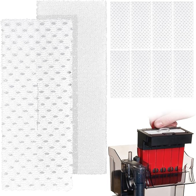 Maxcheck 10 Pcs Biological Filter Screens Bio-Screen Pad Filter Pad for Aquarium Filtration System (Compatible with C4)