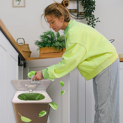 Compost Bin Deodorizers Carbon Filters Compatible with Compost Genie Kitchen Compost Bin, Replacement Coconut Shell Activated Carbon Purifying Deodorizer, 12 Pack