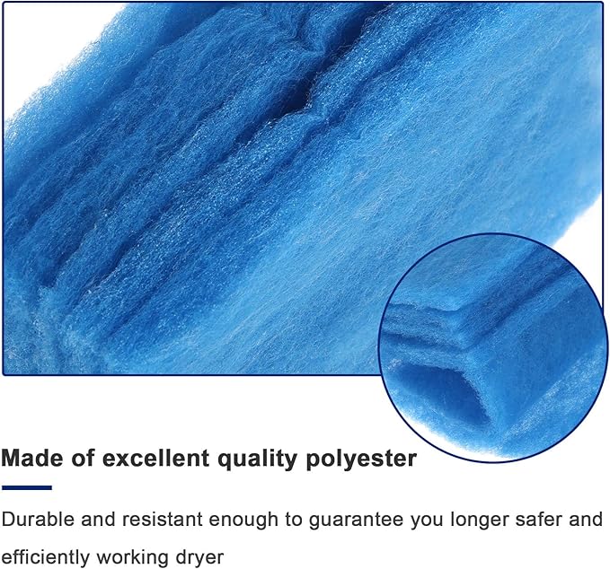 Dryer Filter Replacement Part - Compatible with Better Vent Indoor Dryer Vent (Pack of 12)
