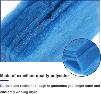 Dryer Filter Replacement Part - Compatible with Better Vent Indoor Dryer Vent (Pack of 12)