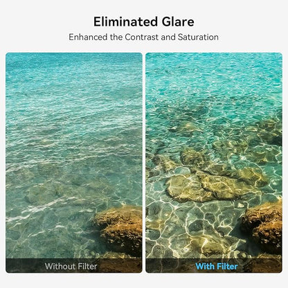 SmallRig 52mm Magnetic Circular Polarizers Filter, HD Optical Glass 28 Layer Multi Nano Coated Circular Polarizing Filter Magnetic CPL Ultra Slim Frame/Waterproof/Scratch Resistant - 4216