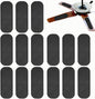 15 Pcs Ceiling Fan Filters for Blades, Easy-Stick Activated Coconut Shell Carbon Air Filte,Universal Ceiling Fan Air Purifiers for Common Household Contaminants