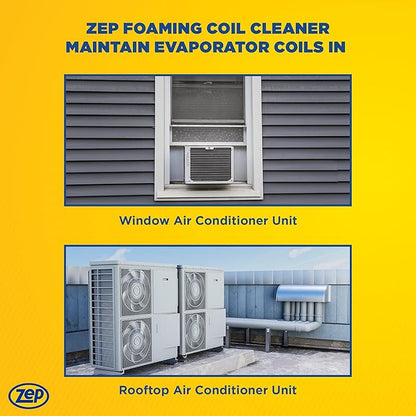 Zep Foaming Coil Cleaner - 20 oz (Case of 12) - 20201 - Professional Strength Quickly Cleans HVAC and AC Units