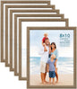 Langdon House 8x10 Picture Frames (Fawn Brown, 6 Pack) Contemporary Style Wood-Like Photo Frames, Richland Collection