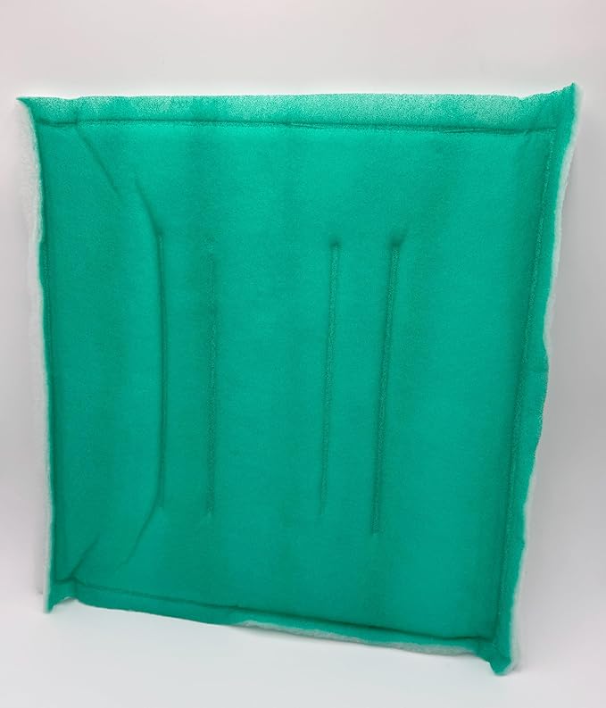 Paint Booth Intake Air Filter Panel, Crossdraft Spray Booth Filter Pad (24/case, 20" x 20")