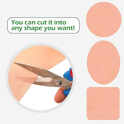 Copper Mesh Screen - 11.8" x 118", 100 Mesh, Dense Filter, 99.9% Pure Copper Fabric DIY Kit for Window Protection