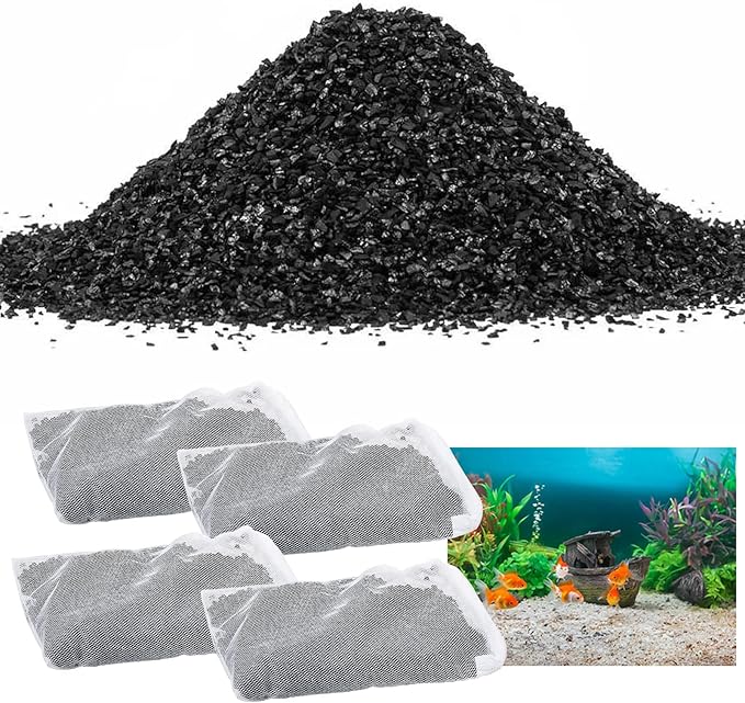4 Pack Activated Carbon Inserts for AquaClear 70 Aquarium Filter,Carbon Media for Fluval Aqua Clear up to 70 Gallons Aquariums,Charcoal for Fish Tank Filter A1386