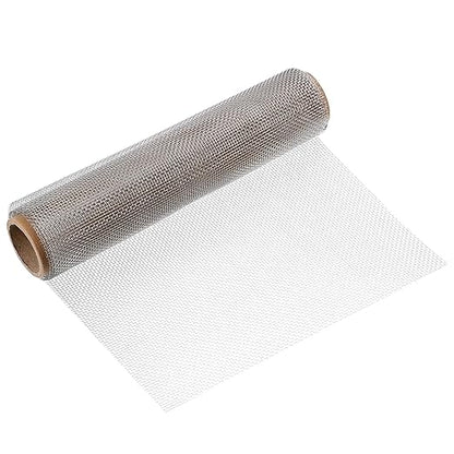 uxcell 12 Mesh 39" x 10" Woven Wire Mesh, 316 Stainless Steel Air Vent Filter Screen, Window Screen Mesh for DIY Projects Vents Cover Filtration Animals Fence