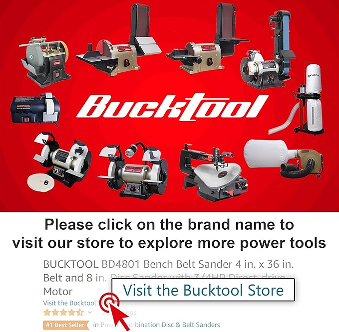 BUCKTOOL 1.2 HP Auto Start 750CFM Dust Collector with 3 Dust Collection Bag,13 Gallon and 5 PCS Reducer for Woodworking
