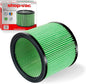 Shop-Vac High Performance 90304/90344 Cartridge Filter, Fits most 5-16 Gallon Shop-Vac Wet/Dry Vacuums, High Efficiency HEPA Filter, Washable and Reusable, 1 Pack