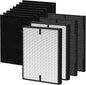 12-Pack 3000 Replacement Filters Compatible with AD3OOO, 3000M, 3000Pro Air Series Air-Purifiers 2 Pack Fliter, 2 Pack Activated Carbon,8 Pack Pre-Filters