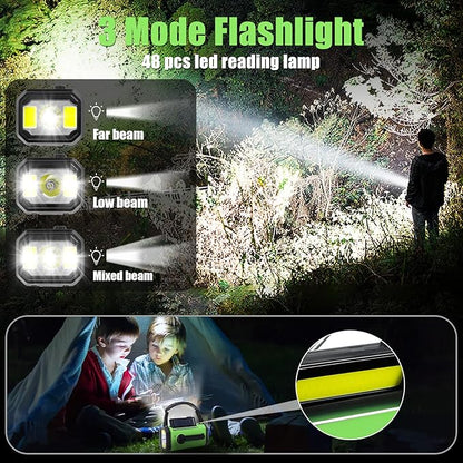 Hand Crank Emergency Radio, 10000mAh Solar Powered NOAA/AM/FM Weather Radio with Multi-Function LED Flashlight and Cell Phone Charger for Indoor/Outdoor Emergencies