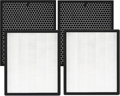 LV-PUR131 Replacement Filters Compatible with LEVOIT Air Purifier Models LV-PUR131s and LV-PUR13, LV-PUR131-RF, 2 Pack HEPA and Activated Carbon Filters