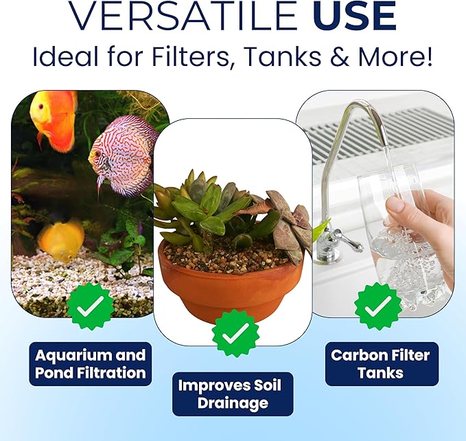 IPW Industries Water Softener Gravel - Garnet Filter Bed Media for Filter Tanks, Water Conditioners, and Water Softeners - Pure Filtration Grade Bedding Perfect for Backwashing Tanks (15 Lbs)