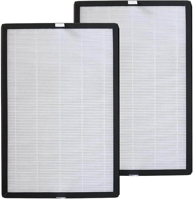 PUREBURG Replacement Filters Compatible with Mooka & Aiibot EP188 EPI-188 Air Purifiers,2-Pack H13 True HEPA 3-Stage Filtration Activated Carbon Air Clean Dust VOCs Odor