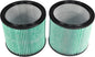 HQRP High Efficiency H14 HEPA Cartridge Filter 2-pack Replacement for Shop-vac 90350 90340 90304 9035033 90344, Fits most 4-16 Gallon Shop-Vac Wet/Dry Vacuums, Washable and Reusable, Green