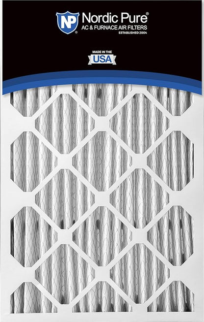Nordic Pure 16x25x5 (Actual Size: 15 3/4 x 24 3/4 x 4 3/8) Honeywell/Lennox Replacement MERV 14 Air Filters 2 Pack
