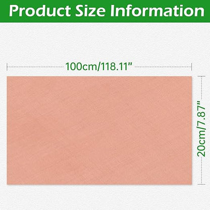 Copper Mesh Screen 7..9" x 39.4", 40 Mesh Copper Screen, Woven Wire Mesh Screen for Dense Filter 99.9% Pure Copper Fabric DIY Kit Window Protection