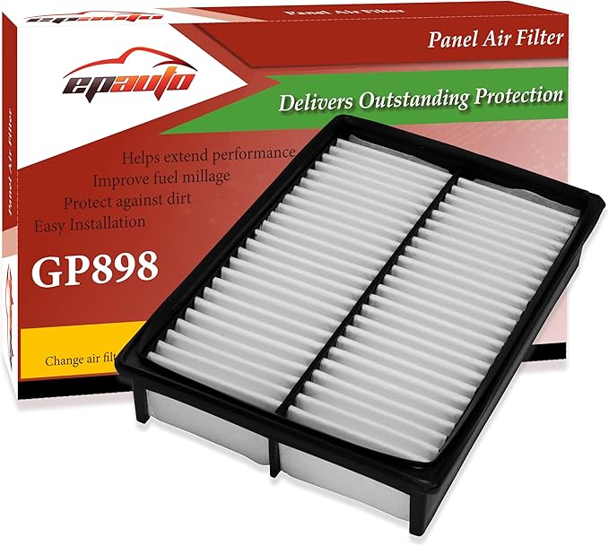 EPAuto GP898 (CA9898) Engine Air Filter, Replacement for Mazda3 / 3 Sport(2004–2013), Mazda5 (2006–2017) – For NON-SkyActiv Engines Only – Rigid Panel Filter for Improved Airflow, Efficiency & OEM Fit