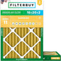 Filterbuy 16x20x2 Air Filter MERV 11 Superior Pet & Allergy Defense (2-Pack), Electrostatic Pleated HVAC AC Furnace Filters Replacement, Made in USA (Actual Size: 15.50 x 19.50 x 1.75)