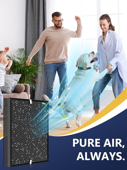 3000 Replacement Filter Compatible with Air Doctor AD3000 Version Air Purifier, Not for AD3500, 2 Carbon Filters & 4 PreFilters – Compare to Part #ADF3002 ADF3003