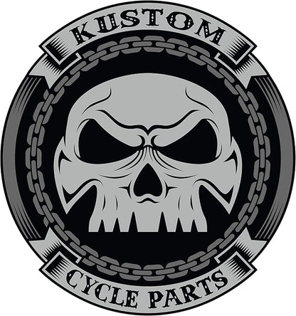 Kustom Cycle Parts Black and Grey American Flag Plastic Air Cleaner Console Insert! Compatible with 2024+ Harley Davidson Touring Street Glides & Road Glides