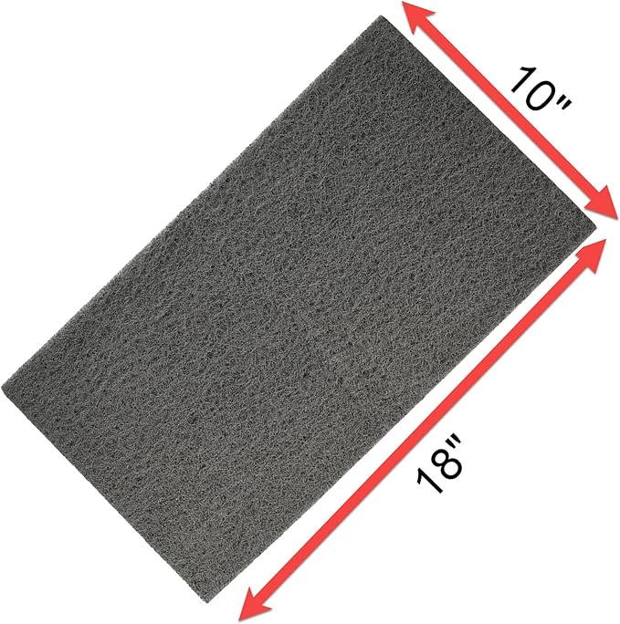 PENN-PLAX Nitrate Reducer Aquarium Filter Media Pad – Easy to Cut into Any Size Your Filter Requires – 10” x 18”