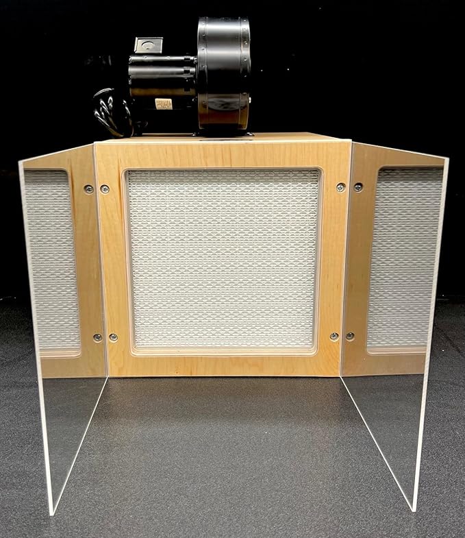 Bonsai 12"x12" 99.99% HEPA Horizontal Laminar Flow Hood for Mushrooms/Mycology 110V